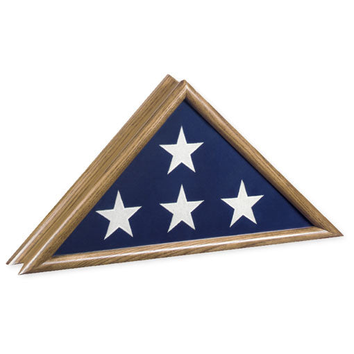 Flags Connections - Patriot Flag Case - Oak Material., , The Military Gift Store, Flag Display Case
