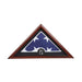 Medallion Flag Display Case, Memorial Flag Display case - POW/MIA Medallion.