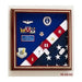 Military Award Medal Flag Display Combination - Cherry., , The Military Gift Store, Military Award And Medal Display Case (59)