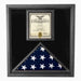 Flag and Certificate Case Black Frame, American Made 3" x 5"., , The Military Gift Store, Flag and Certificate Case