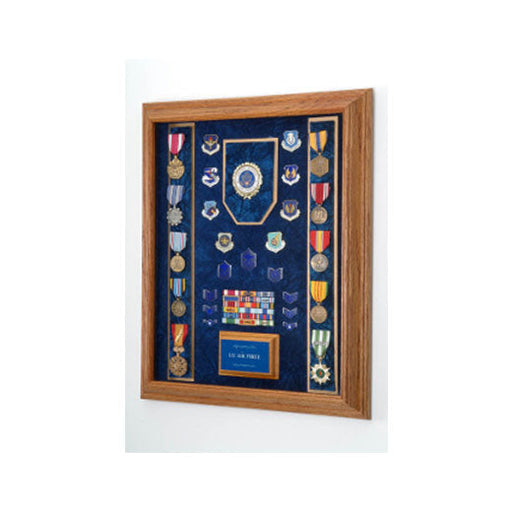 Flags Connections - Awards Display Case - Military Awards Display Case - Red, Blue, Green or Black Background Color., Awards Display Case - Military Awards Display Case - Red, Blue, Green, The Military Gift Store, Awards Display Cases, Awards Display Frames