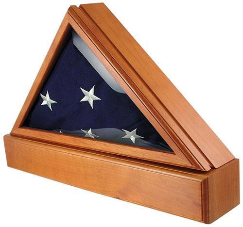 Flag Connections Officers Flag Display Case for 5ft x 9.5ft Flag and Optional Pedestal, Officers Flag Display Case for 5ft x 9.5ft Flag and Optional Pedestal, The Military Gift Store, Flag Display cases (71)