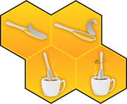 Badgers Honey Spoon /Blue Razz Honey Tea image 3