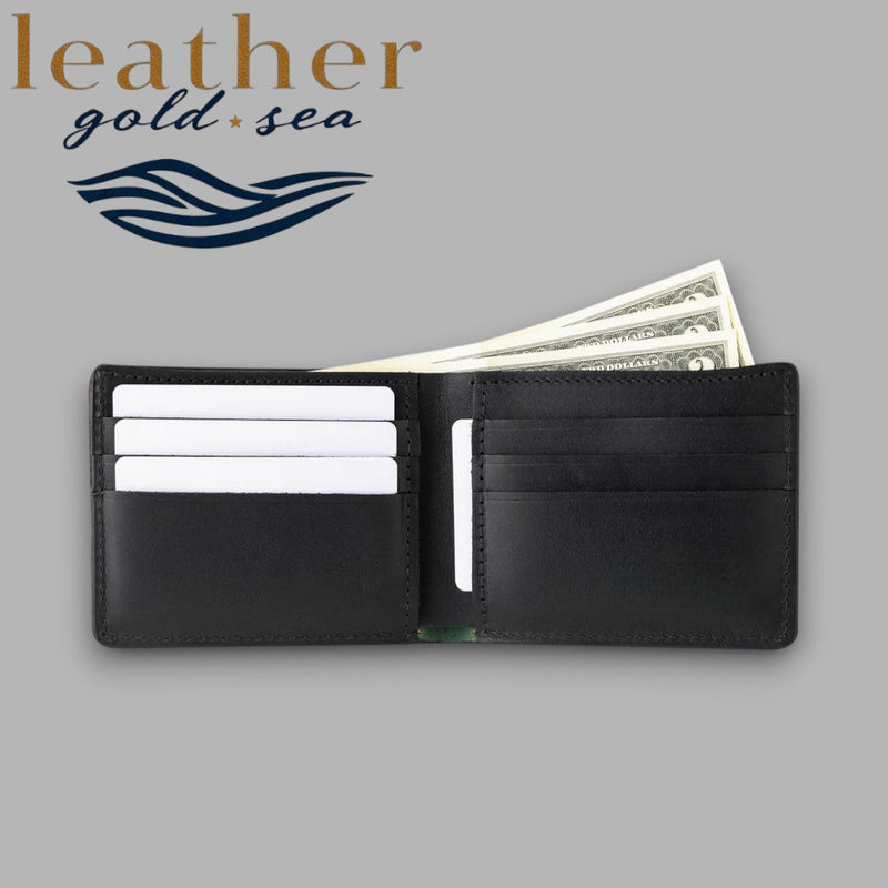 Buffalo Mens Wallet – Black Leather Slim