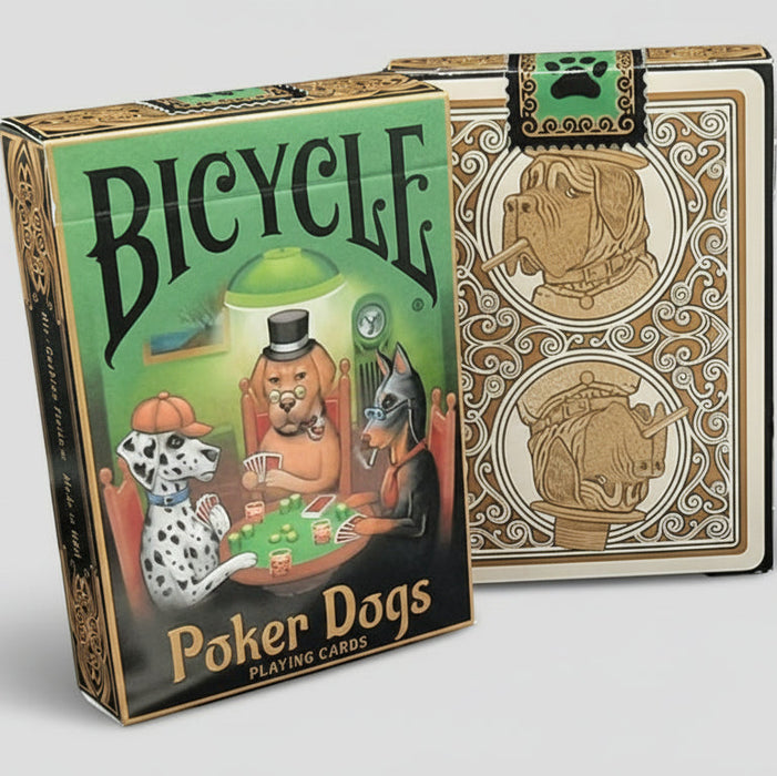 Bicycle Poker Dogs V2 Playing Cards – Hand-Drawn Canine Artwork