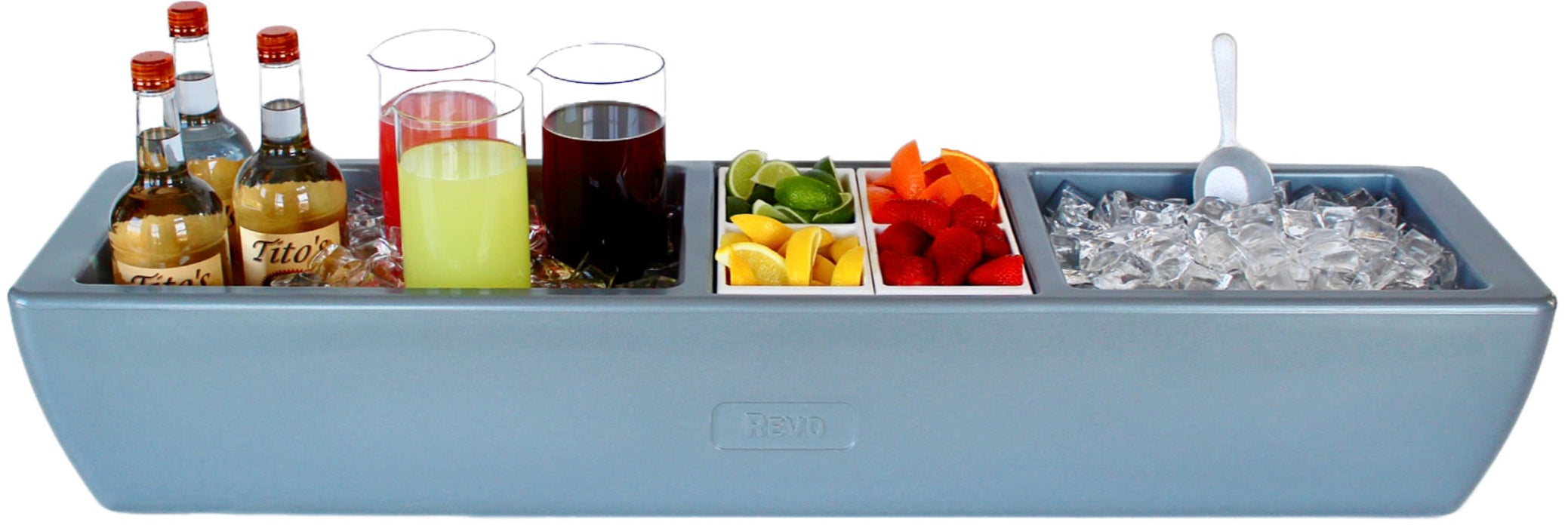 REVO Party Barge Cooler™ | Metallic Gray by REVO COOLERS, LLC