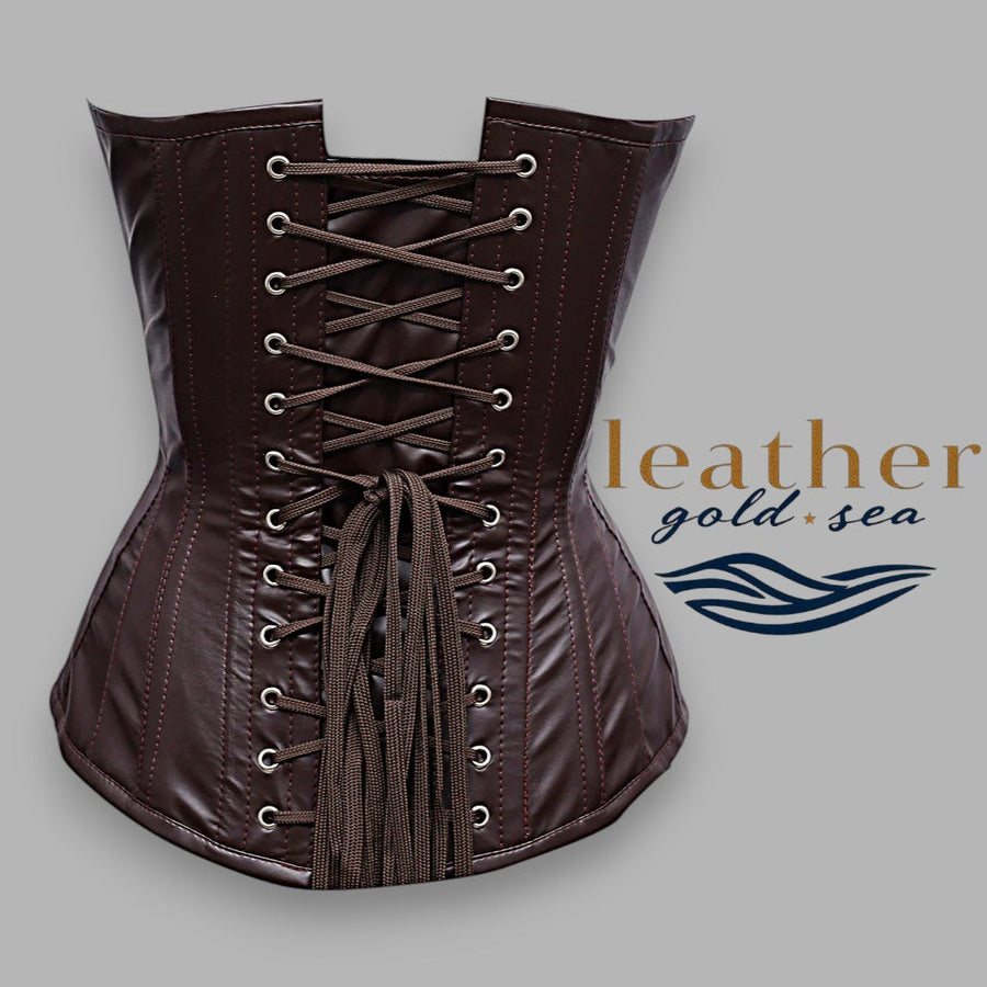 Leather Corsets | Elegant Brown Handcrafted
