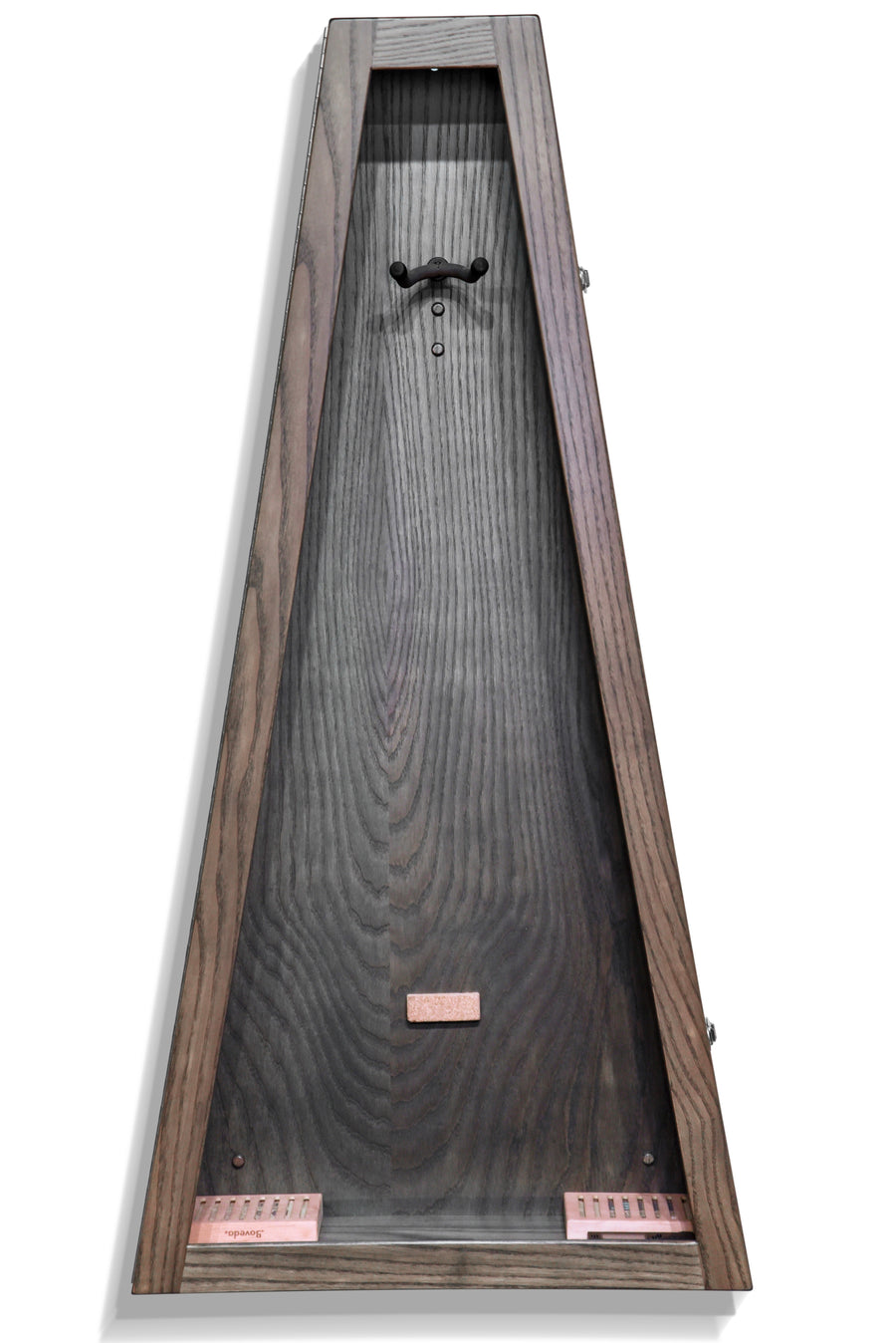 ClimaCase Triangle Humidor - Northern White Ash with Antique Slate Stain