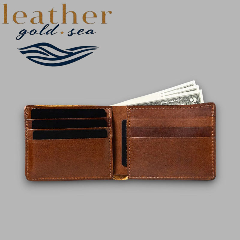 Texas Leather Wallet – Brown & Durable