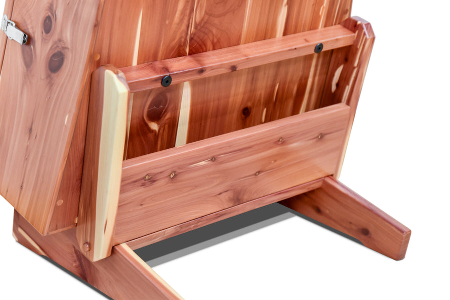ClimaStand Triangle Humidor with Base - Cedar