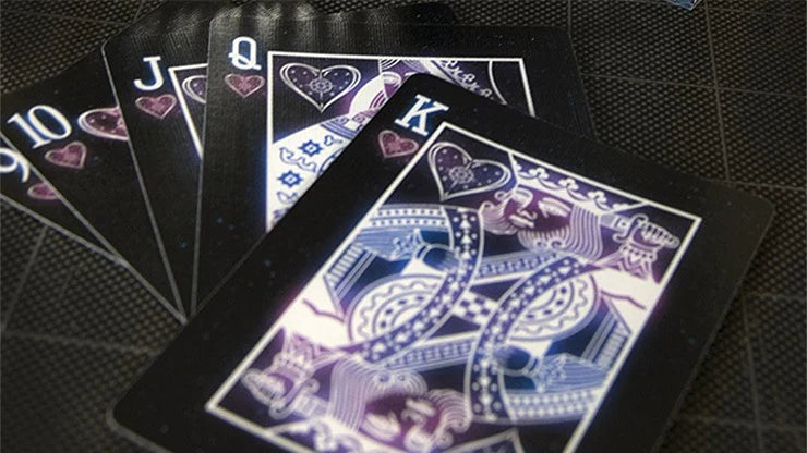 Bicycle Stargazer Playing Cards – Black Hole Neon Galaxy Deck