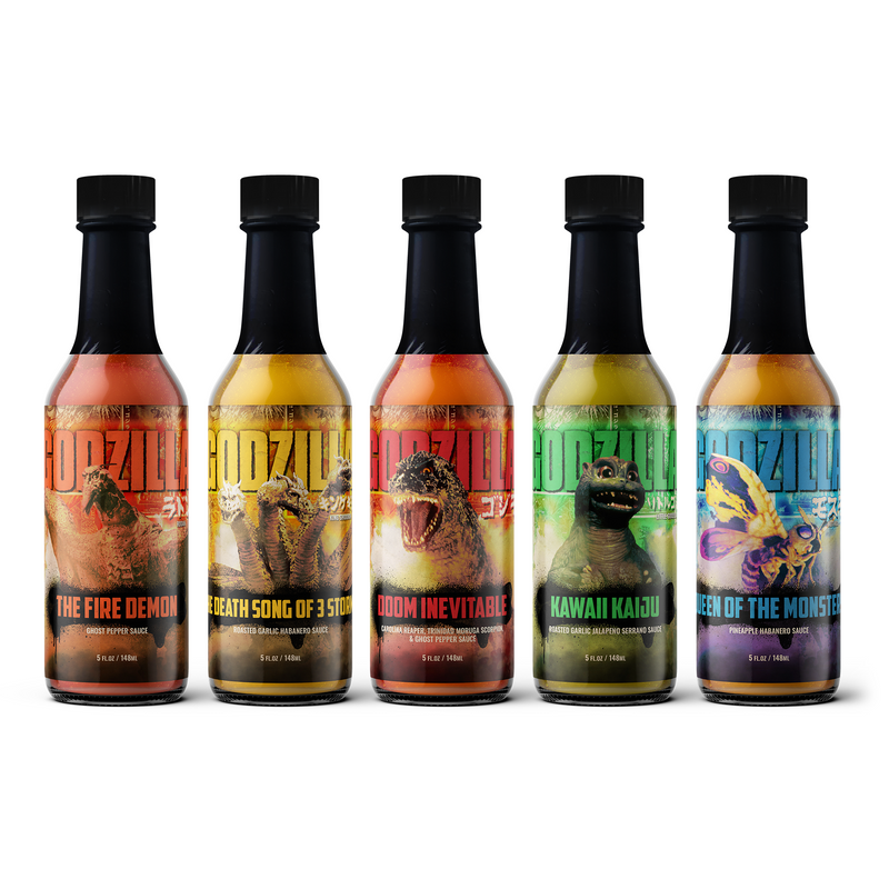 Godzilla Hot Sauce 5-Pack : Series 1