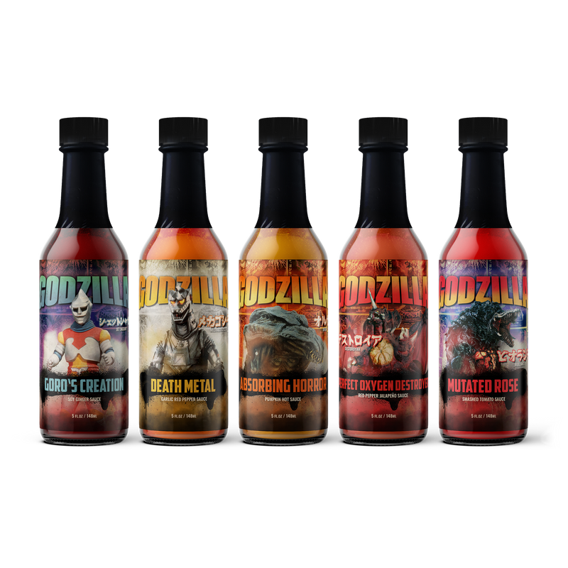 Godzilla Hot Sauce 5-Pack : Series 5