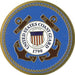 COAST GUARD Color Medallion, USCG Medalions., , The Military Gift Store, Single Medal