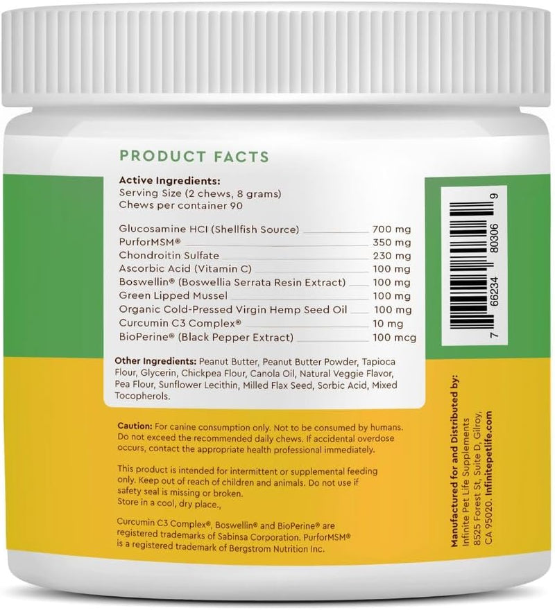 Ultimate Hip & Joint Soft Chew by Infinite Pet