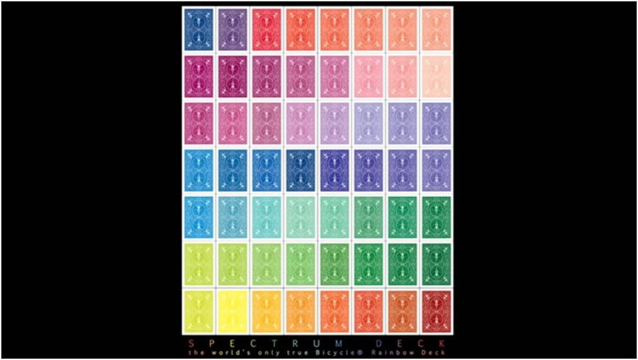 Bicycle Spectrum Playing Cards – World's First True Rainbow Deck