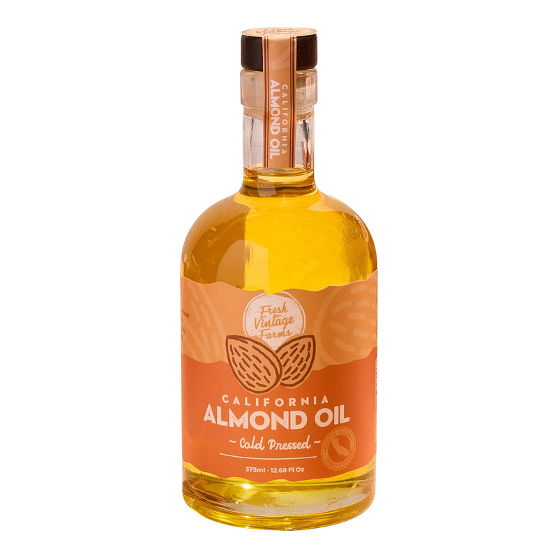Pure Cold Pressed & Roasted Almond Oil by freshvintagefarms