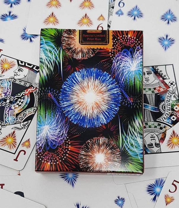 Bicycle Fireworks Playing Cards - Limited Edition Vibrant Design Deck