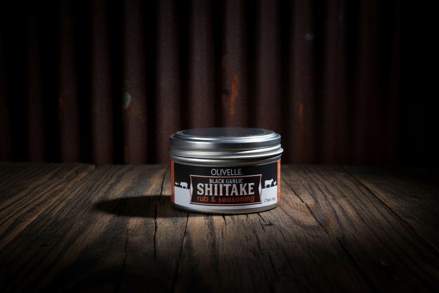 Black Garlic Shiitake Rub