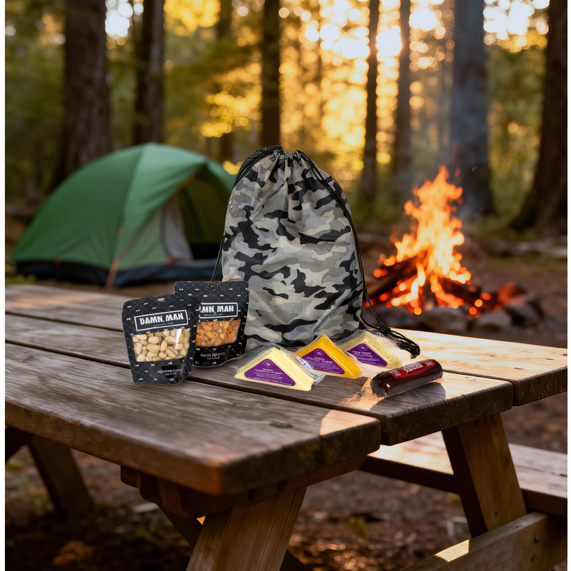 Charcuterie Meat & Cheese Gift Bag – Standard or Deluxe | Gourmet Snacks & Mixed Nuts by DM Snacks