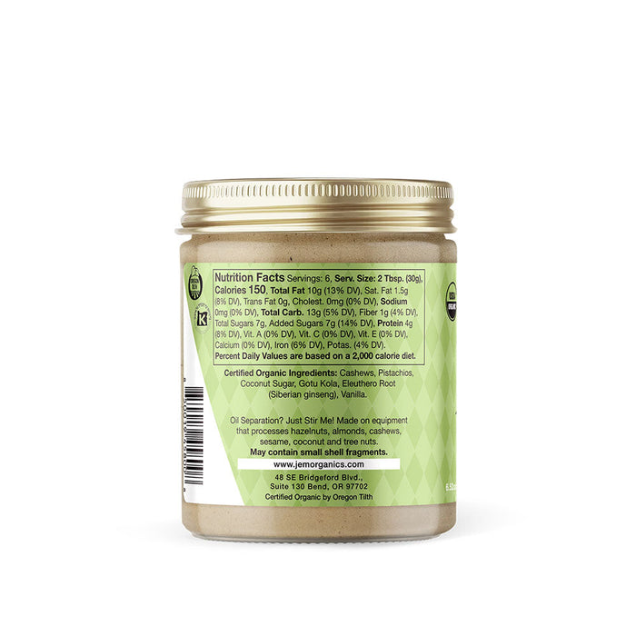 JEM Organics Pistachio Ginseng Cashew Butter - Small 6 pack by Farm2Me