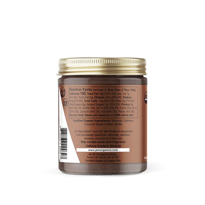 JEM Organics Coffee Cashew Almond Butter - Small 6 pack by Farm2Me