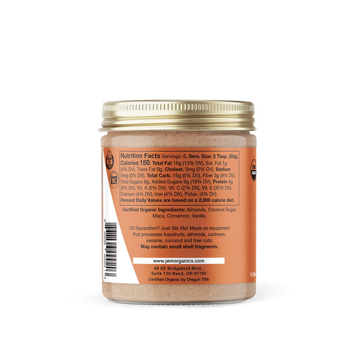 JEM Organics Cinnamon Maca Almond Butter - Small 6 pack by Farm2Me