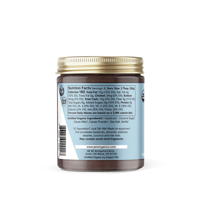 JEM Organics Chocolate Hazelnut Butter - Small 6 pack by Farm2Me