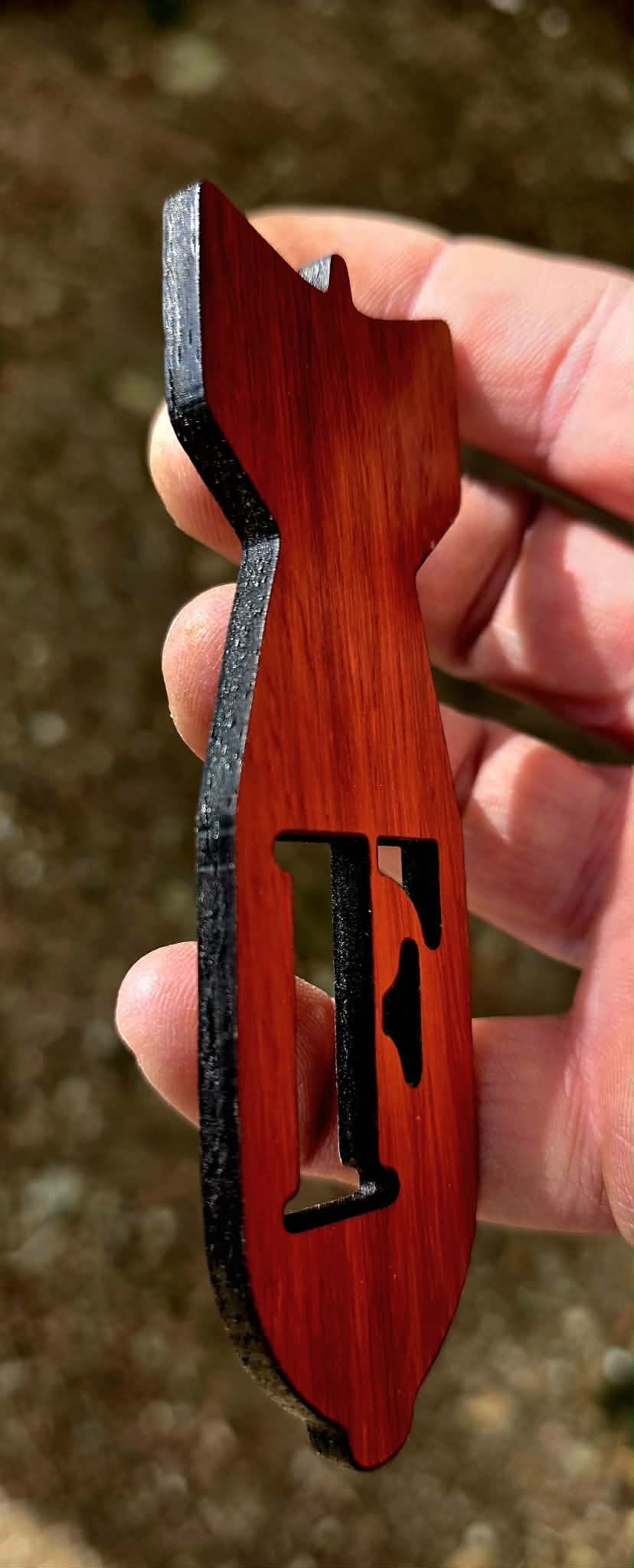 F-Bomb Magnet – Handcrafted Hardwood Bottle Opener Magnet – Made by U.S. Veterans