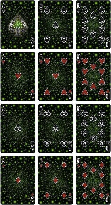 Bicycle Fireflies Playing Cards – Neon Glow Summer Nights Deck