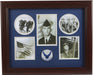 The Military Gift  Store Products Frame Aim High Air Force Medallion 5 Picture Collage Frame.