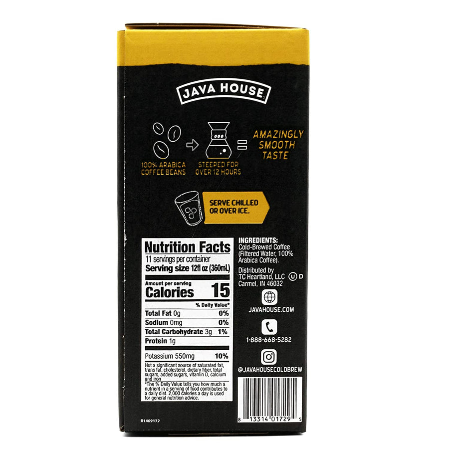 Colombian box back with nutrition label