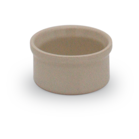 Bristol off-white stoneware ramekin for baking and serving