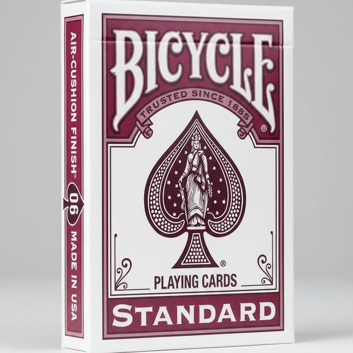 Bicycle Color Series Rider Back Playing Cards -- Burgundy (No. 6)