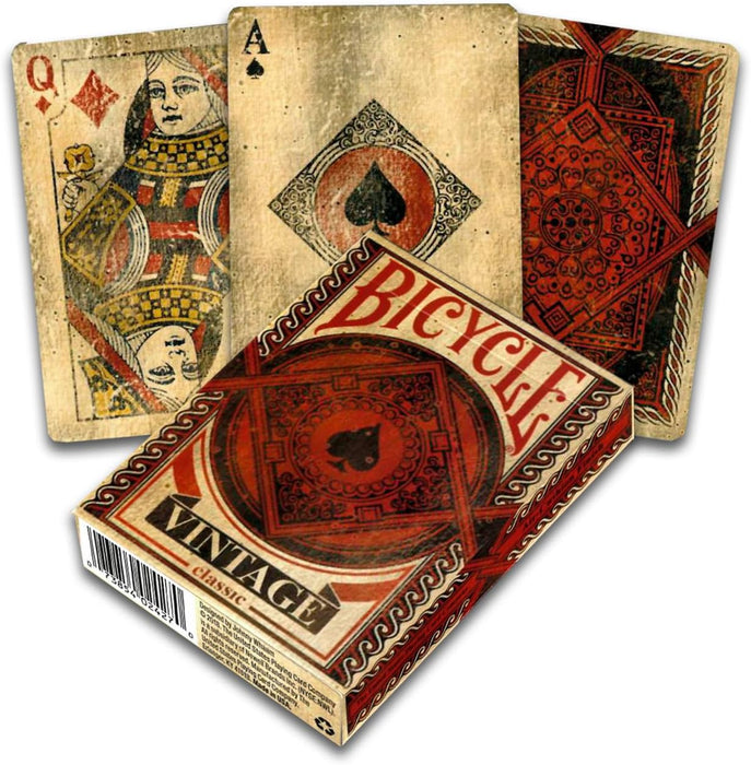 Bicycle Vintage Classic Playing Cards – Aged Design with Timeless Charm