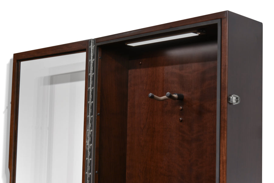 ClimaCase Rectangle Humidor - Cherry with Onyx Stain