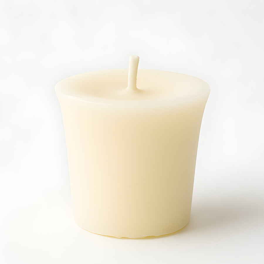 White Beeswax Votive Candles
