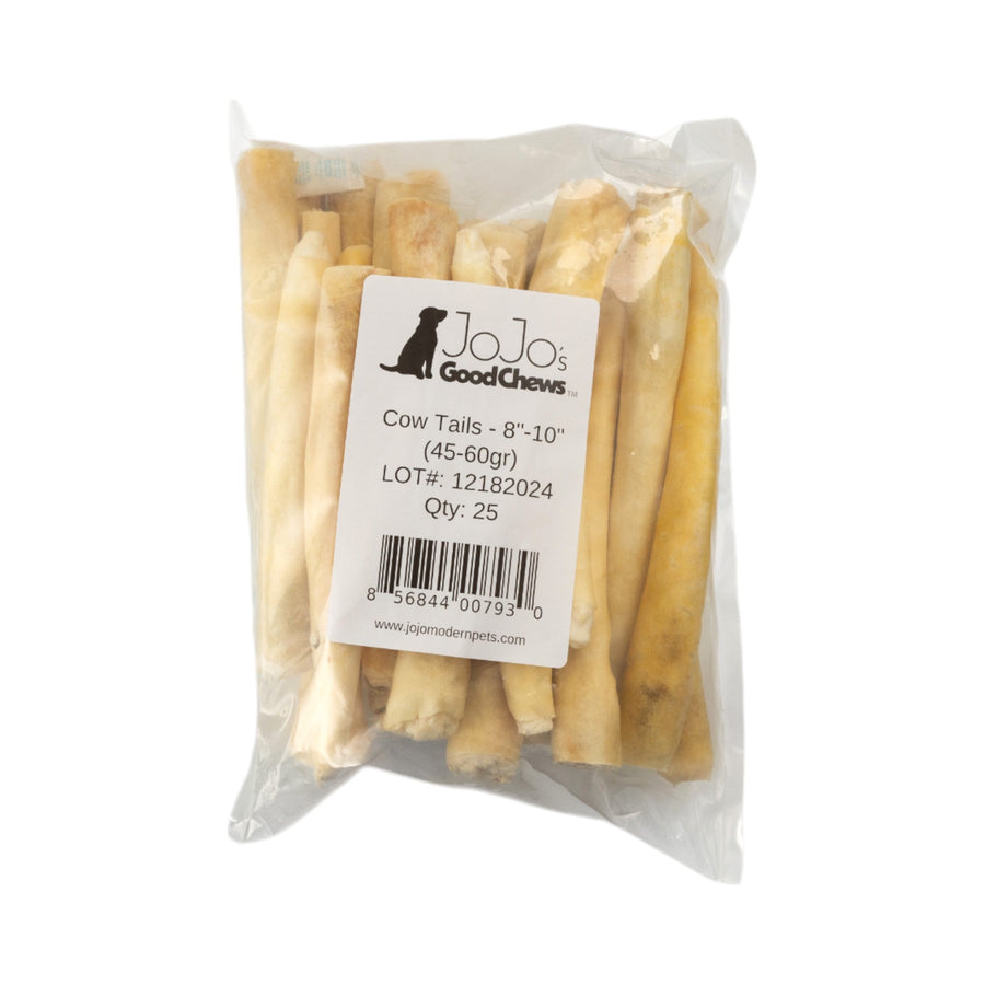 All-Natural Cow Tail Dog Treats – Premium Chews for Healthy Teeth & Gums – 8"-10" Inches (25/Case)