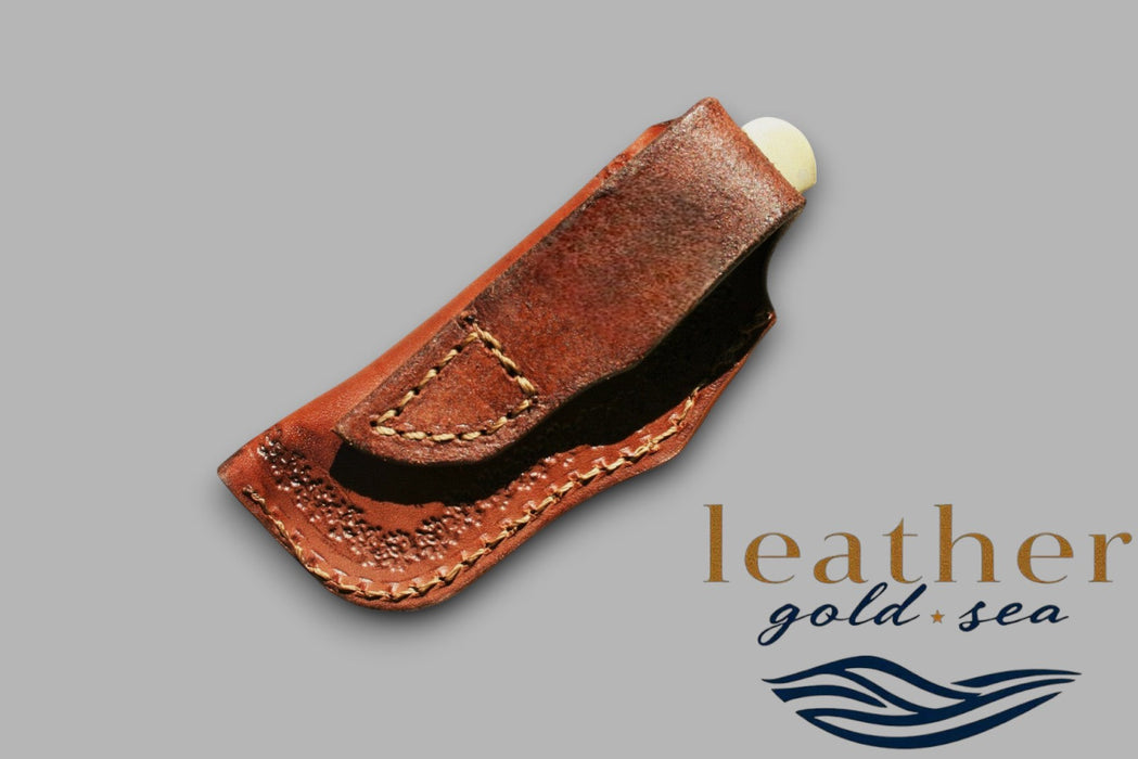 Pocket Knife Sheath Leather – Handmade & Durable