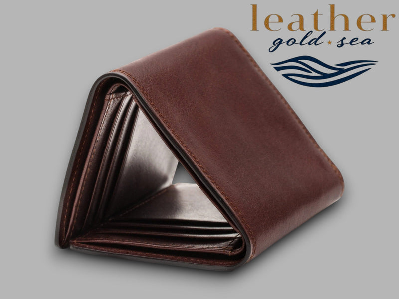 Slim Wallets for Men – Dark Brown