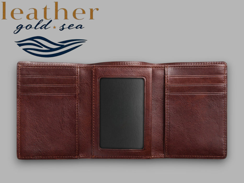 Slim Wallets for Men – Dark Brown