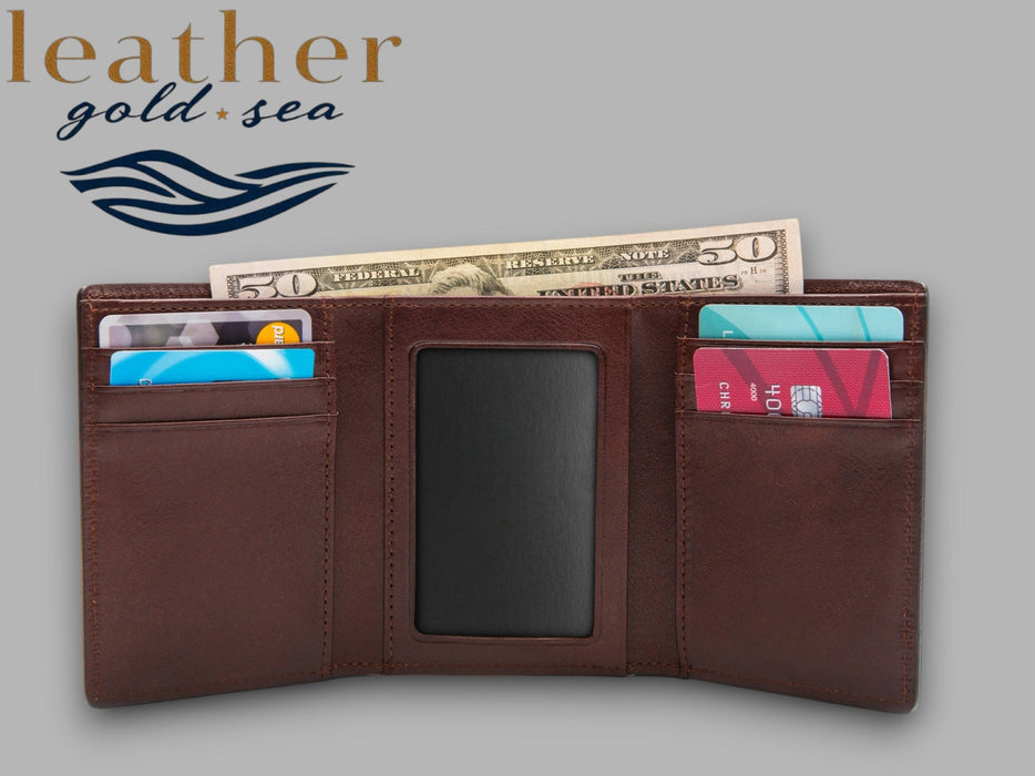 Slim Wallets for Men – Dark Brown