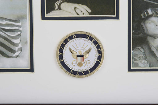 The Military Gift Store US Flag Store U.S. Navy Medallion 5 Picture Collage Frame., US Flag Store U.S. Navy Medallion 5 Picture Collage Frame., The Military Gift Store, Medallion Flag Display Case