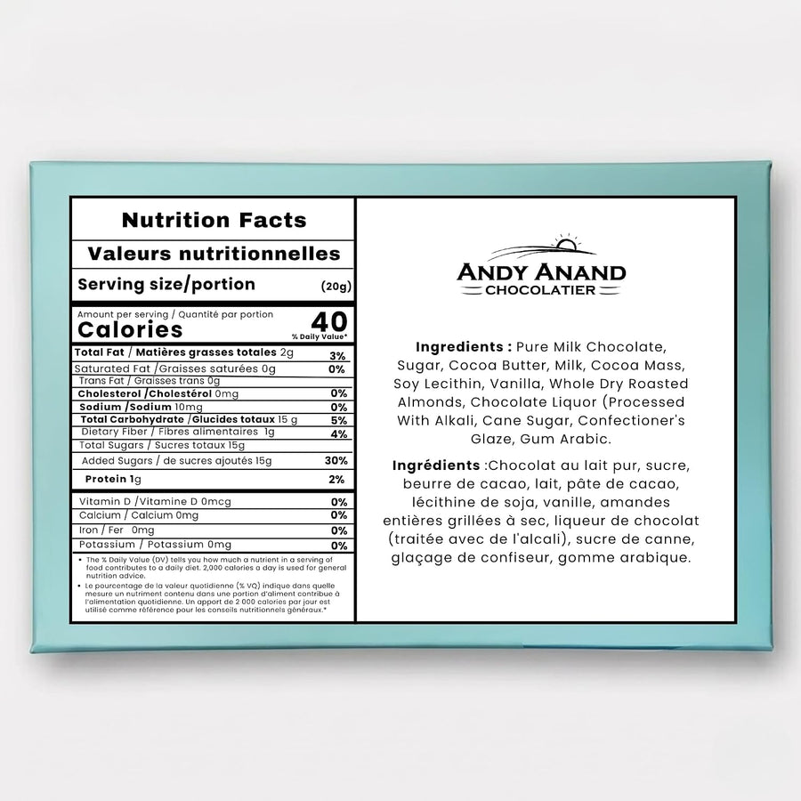 Andy Anand Italian Amaretti Almond Cookies, 20 pc, 8 Flavors – Gluten-Free, Baked in Italy, Authentic Recipe, Birthday & Holiday Gift Box