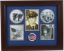 The Military Gift  Store Products Frame American Flag Medallion 5-Picture Collage Frame., Frame American Flag Medallion 5-Picture Collage Frame., The Military Gift Store, Medallion Flag Display Case