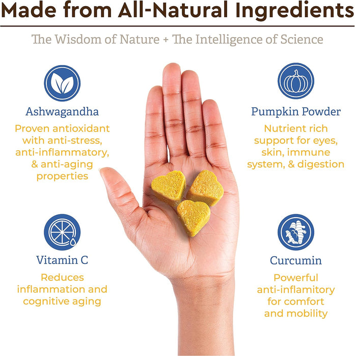 Super Multi-Vitamin Peanut Butter Soft Chew with Ashwagandha by Infinite Pet
