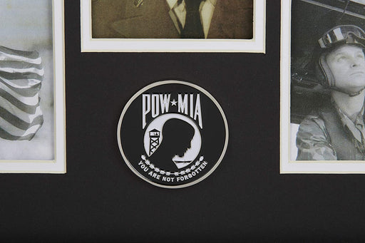 The Military Gift Store US Flag Store POW/MIA Medallion 5 Picture Collage Frame., US Flag Store POW/MIA Medallion 5 Picture Collage Frame., The Military Gift Store, Medallion Flag Display Case