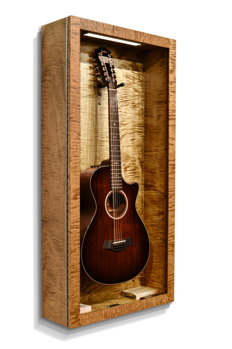 Climacase Rectangle Humidor Flamed Maple With Provincial Stain