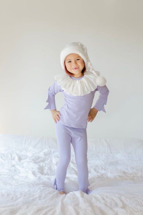 Pastel Purple Holiday Elf Pajama Costume by Band of the Wild