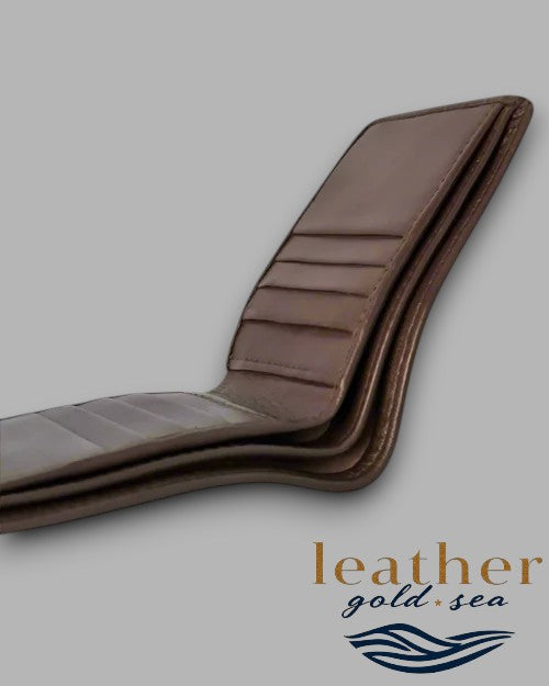 Mens Leather Bifold Wallet – Classic Handmade Style
